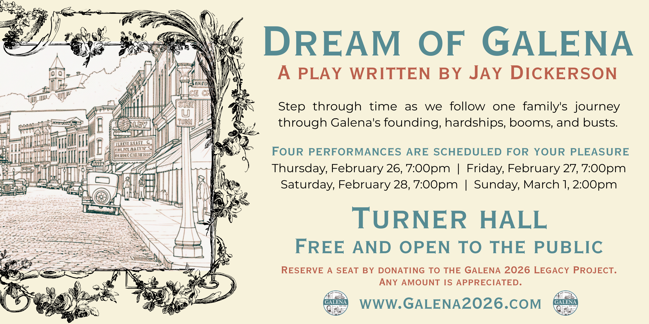 Dream of Galena: A Play By Jay Dickerosn