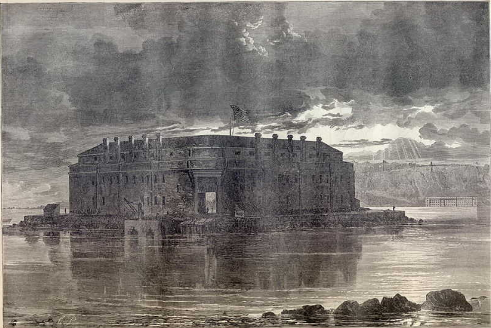 Fort Lafayette as pictured in Harper's Bazaar