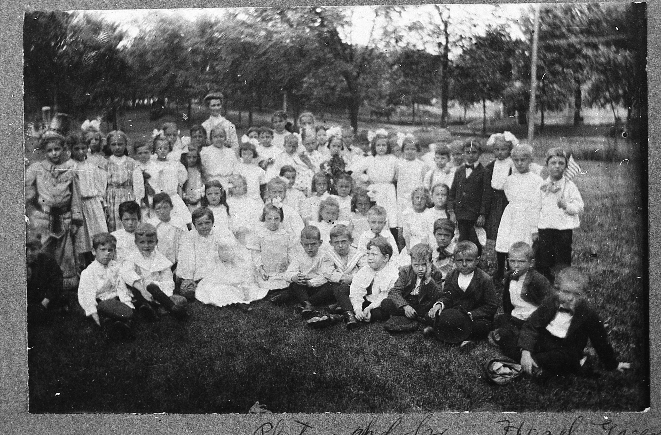 First Grade picnic in Grant Park