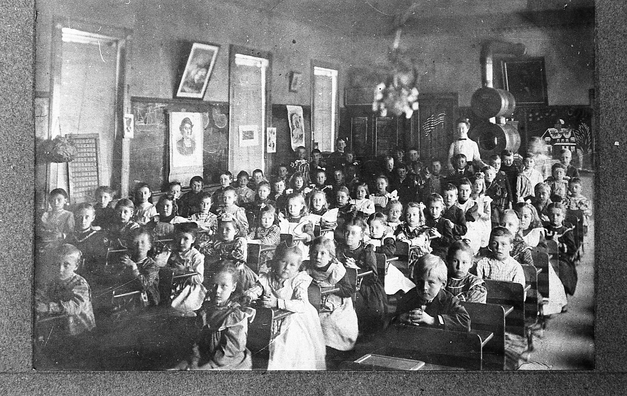 Margaret Gardner in the classroom