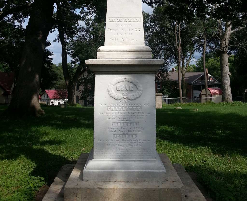 Tombstone of Hezekiah Gear